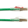Black Box GigaTrue 3 Cat6 SFTP Patch Network Cable - 10 ft Category 6 Network Cable for Patch Panel Wallplate Network Device - 1 C6PC70S-GN-10