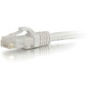 C2G 75 ft Cat5e Snagless UTP Unshielded Network Patch Cable - White - 75 ft Category 5e Network Cable - First End 1 x RJ-45 - Male - 27094