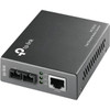 TP-Link MC100CM Fast Ethernet Media Converter - 1 x Network RJ-45 - 1 x SC Ports - Multi-mode - Fast Ethernet - 10100Base-TX - 12 MC100CM