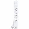 CyberPower Professional CSP606U42A Surge SuppressorProtector - 6 x NEMA 5-15R 2 x USB - 900 J - 125 V AC Input - 45 kA - 6 ft CSP606U42A