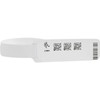 Zebra Z-Band Fusion Thermal Label - 3 Width x 9 14 Length - Permanent Adhesive - Direct Thermal - White - Polypropylene - 500  - 2 FID-ADULT-L3-3-500T
