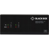 Black Box KVM Switch - Dual-Monitor DisplayPort 12 4K 60Hz USB 30 Hub Audio - 2 Computers - 1 Local Users - 3840 x 2160 - 6 KV6222DP