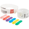 Zebra Z-Band QuickClip Wristband Label - 119 Width x 11 Length - 6  Carton - 550Roll - 3 Core - Polypropylene - Direct Thermal - 97890K