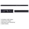 CyberPower PDU31116 20-Outlets PDU - Monitored - NEMA 5-15P - 20 x NEMA 5-15R - Network RJ-45 - 10 ft Cord Length - 0U - Vertical - PDU31116
