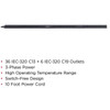 CyberPower PDU13103 42-Outlets PDU - Basic - NEMA L21-20P - 36 x IEC 60320 C13 6 x IEC 60320 C19 - 230 V AC - 0U - Vertical - PDU13103