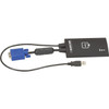 Black Box USB Laptop Console Crash Cart Adapter - 1 Local Users - WUXGA - 1920 x 1200 Maximum Video Resolution - 1 x USB x VGA - For KVT100A
