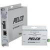 Pelco FMCI Series Ethernet Optical Fiber Media Converters - 1 x Network RJ-45 - 1 x ST Ports - DuplexST Port - Single-mode - Fast - FMCI-BF1SM1STM