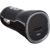Tripp Lite by Eaton USB Car Charger - 25W PD Charging USB-C Black - 25 W - 12 V DC Input - 5 V DC3 A 9 V DC 33 V DC 59 V DC V U280-C01-25-1B