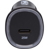 Tripp Lite by Eaton USB Car Charger - 25W PD Charging USB-C Black - 25 W - 12 V DC Input - 5 V DC3 A 9 V DC 33 V DC 59 V DC V U280-C01-25-1B