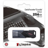 Kingston DataTraveler Exodia 256GB USB 32 Gen 1 Type A Flash Drive - 256 GB - USB 32 Gen 1 Type A - Matte Black - 5 Year DTXON256GB