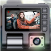 GekoGear Front/Rear Dashcam With Display - 2.5" Screen - Front/Rear - 1920 x 1080 Video - CMOS (ORBIT D110)