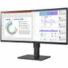 LG Ultrawide 34BQ77QE-B 34" Class UW-QHD Curved Screen LED Monitor - 21:9 - Textured Black - 34" Viewable - In-plane Switching (IPS) - (34BQ77QE-B)