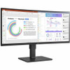 LG Ultrawide 34BQ77QE-B 34" Class UW-QHD Curved Screen LED Monitor - 21:9 - Textured Black - 34" Viewable - In-plane Switching (IPS) - (Fleet Network)