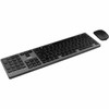 Adesso EasyTouch WKB-7300 Keyboard  Mouse - USB Type C Scissors Wireless RF 240 GHz Keyboard - 112 Key - English US - USB Type C - WKB-7300CB