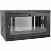 Tripp Lite by Eaton SmartRack SRW9UDPGVRT Rack Cabinet - For Server LAN Switch Patch Panel - 9U Rack Height x 19 48260 mm Rack x SRW9UDPGVRT