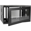 Tripp Lite by Eaton SmartRack SRW9UDPGVRT Rack Cabinet - For Server LAN Switch Patch Panel - 9U Rack Height x 19 48260 mm Rack x SRW9UDPGVRT