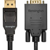Kensington DisplayPort 12 M to VGA M Passive Unidirectional Cable 6ft - 6 ft DisplayPortVGA Video Cable for Computer Monitor K33024WW