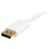 StarTechcom_1m_3_ft_White_Mini_DisplayPort_to_DisplayPort_12_Adapter_Cable_MM_-_DisplayPort_4k_-_DisplayPort_for_TV_Monitor_-_-_MDP2DPMM1MW