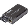 Black Box MultiPower Miniature TransceiverMedia Converter - 1 x Network RJ-45 - 1 x SC Ports - DuplexSC Port - Multi-mode - Fast - LHC041A-R4