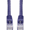 AddOn 6ft Purple CAT 6A PVC Ethernet Cable Snagless Bubble Boot RJ-45 MM - 6 ft Category 6a Network Cable for Router Network Device ADD-6FCAT6A-PE