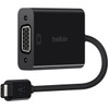 Belkin USB-C to VGA Adapter For Business  Bag  Label - USB Type C - 1 x VGA B2B143-BLK