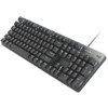 Logitech K845 Mechanical Illuminated Corded Aluminum Keyboard TTC Blue - Brown Box - Cable Connectivity - USB Interface - Rugged - - 920-009860