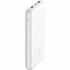 Belkin 15W 3-port USB Power Bank - 20K mAh - 2xUSB-A 12W 1xUSB-C 15W - Portable Charger - w USB-A to USB-C Cable - White - For - BPB012BTWH