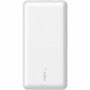 Belkin 15W 3-port USB Power Bank - 20K mAh - 2xUSB-A 12W 1xUSB-C 15W - Portable Charger - w USB-A to USB-C Cable - White - For - BPB012BTWH