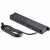 StarTechcom 8-Outlet Horizontal Rack Mount PDU 1U Power Strip Outlet OnOff Switches 15A Circuit Breaker 8ft24m Cord NEMA - 1U 8NS8-RACK-MOUNT-PDU