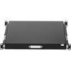 StarTechcom Black Deep Sliding Server Shelf - Add a sturdy sliding shelf for easy peripheral and equipment access in your server or SLIDESHELFD