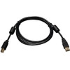 Tripp_Lite_3-ft_USB20_AB_Gold_Device_Cable_with_Ferrite_Chokes_A_Male_to_B_Male_-_3_ft_USB_Data_Transfer_Cable_-_First_End_1_x_A_U023-003