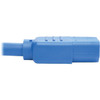 Tripp Lite by Eaton Power Extension Cord - For Computer Scanner Printer Monitor Power Supply Workstation - 230 V AC  15 A - Blue P005-002-ABL