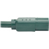 Tripp Lite by Eaton P018-006-AGN Standard Power Cord - For PDU UPS - 250 V AC  15 A - Green - 6 ft Cord Length - IEC 60320 C14  IEC P018-006-AGN