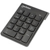 Manhattan Numeric Keypad Wireless 24GHz USB-A Micro Receiver 18 Full Size Keys Black Membrane Key Switches Auto Power Range - 178846