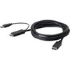 IOGEAR 6 ft Active 4K HDMI to DisplayPort Cable - 6 ft DisplayPortHDMIUSB AV Cable for KVM Switch Video Switcher Monitor TV - G2LHDDP02