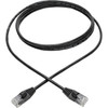 Tripp Lite by Eaton Gigabit N261-S06-BK Cat6a UTP Patch Network Cable - 6 ft Category 6a Network Cable for PC Server Router Patch N261-S06-BK