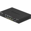Netgear 5-Port Gigabit Ethernet SOHO Unmanaged Switch with 4 Ports PoE 83W - 5 Ports - Gigabit Ethernet - 101001000Base-T - 2 - W GS305PP-300NAS