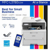 Brother MFC-L3780CDW Wired  Wireless Laser Multifunction Printer - Color - CopierFaxPrinterScanner - 600 x 2400 dpi Print - Color MFCL3780CDW