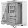 Corsair 6500X Mid-Tower Dual Chamber PC Case - White - Mid-tower - White - Tempered Glass - Mini ITX Micro ATX ATX EATX Motherboard CC-9011258-WW