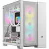 Corsair 6500D AIRFLOW Mid-Tower Dual Chamber PC Case - White - Mid-tower - White - Mesh Tempered Glass - 9 x Fans Supported - 2 x - CC-9011260-WW