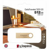 Kingston DataTraveler SE9 G3 512GB USB 32 Gen 1 Type A Flash Drive - 512 GB - USB 32 Gen 1 Type A - 220 MBs Read Speed - 100 DTSE9G3512GB