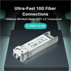 TP-Link Omada 10GBase-SR SFP LC Transceiver - For Data Networking Optical Network - 1 x LCUPC 10GBase-SR Duplex Network - Optical - SM5110-SR