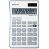 Sharp Simple Calculator - 3-digit Comma 4-Key Memory Double Zero Dual Power Auto Power Off - 1 Lines - 12 Digits - LCD - Powered EL124TGY