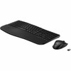 HP 685 Comfort Dual-Mode Keyboard and Mouse Combo 8T6L7UT - USB Type A Plunger Wireless BluetoothRF 240 GHz Keyboard - Black - USB 8T6L7UTABA