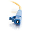 C2G 2m LC-LC 9125 OS2 Simplex Single-Mode PVC Fiber Optic Cable - Yellow - 66 ft Fiber Optic Network Cable for Network Device - End 37104