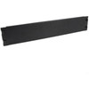 StarTechcom Blanking Panel - 2U - 19in - Tool-less - Steel - Black  - Blank Rack Panel - Filler Panel - Improve the organization and RKPNLTL2U
