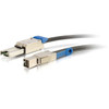 C2G 1m Mini-SAS HD to Mini-SAS Cable - 33 ft Mini-SAS HD Data Transfer Cable for Hard Drive Server Workstation Desktop Computer - 54255