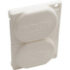 Tripp Lite by Eaton PSHGCOVERKIT Electrical Outlet Cover - Supports Power Strip - Lockable - Plastic - White PSHGCOVERKIT