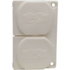 Tripp Lite by Eaton PSHGCOVERKIT Electrical Outlet Cover - Supports Power Strip - Lockable - Plastic - White PSHGCOVERKIT