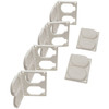 Tripp Lite by Eaton PSHGCOVERKIT Electrical Outlet Cover - Supports Power Strip - Lockable - Plastic - White PSHGCOVERKIT